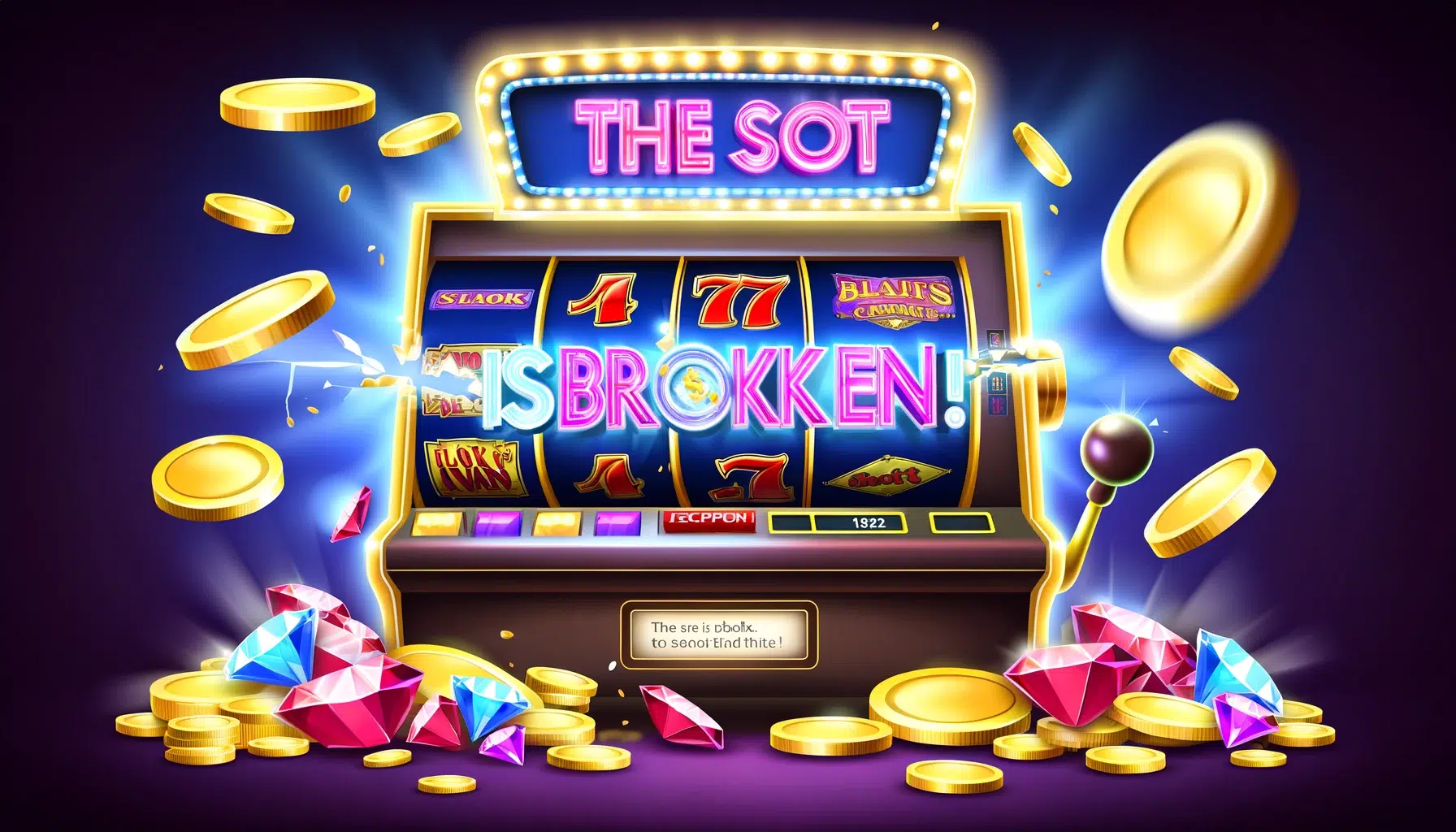 The slot is broken.